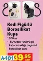 KEDİ FİGÜRLÜ BOROSİLİKAT KUPA KEDİ FİGÜRLÜ BOROSİLİKAT KUPA